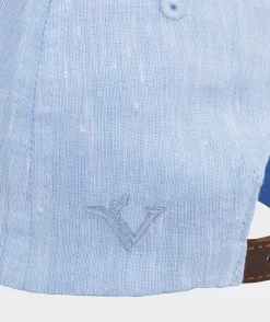 Hats<Vineyard Vines Linen Baseball Hat Jake Blue