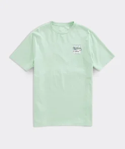 Mens|Button-Down Shirts<Vineyard Vines Linen Short-Sleeve Pine Palms Shirt Pine Palms Pnk Blsh
