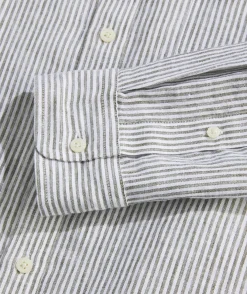 Button-Down Shirts<Vineyard Vines Linen Stripe Shirt Cypress STP