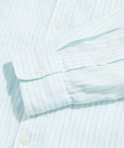 Button-Down Shirts<Vineyard Vines Linen Striped Shirt Island Paradise