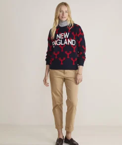 Sweaters<Vineyard Vines Lobster Fair Isle Crewneck Sweater Nautical Navy