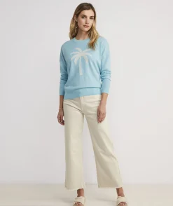 Sweaters<Vineyard Vines Lobster Intarsia Cashmere Crewneck Sweater Vineyard Navy