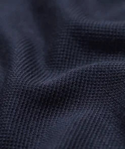 Polos<Vineyard Vines Luxe Pique Polo Nautical Navy
