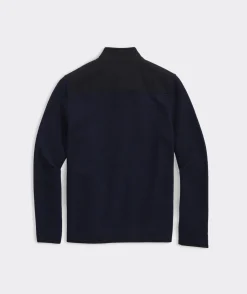 Sweaters<Vineyard Vines Merino Wool Quarter-Snap Blue Blazer