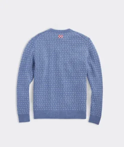 Sweaters<Vineyard Vines Merino Wool Vineyard Crewneck Sweater Blue Moon