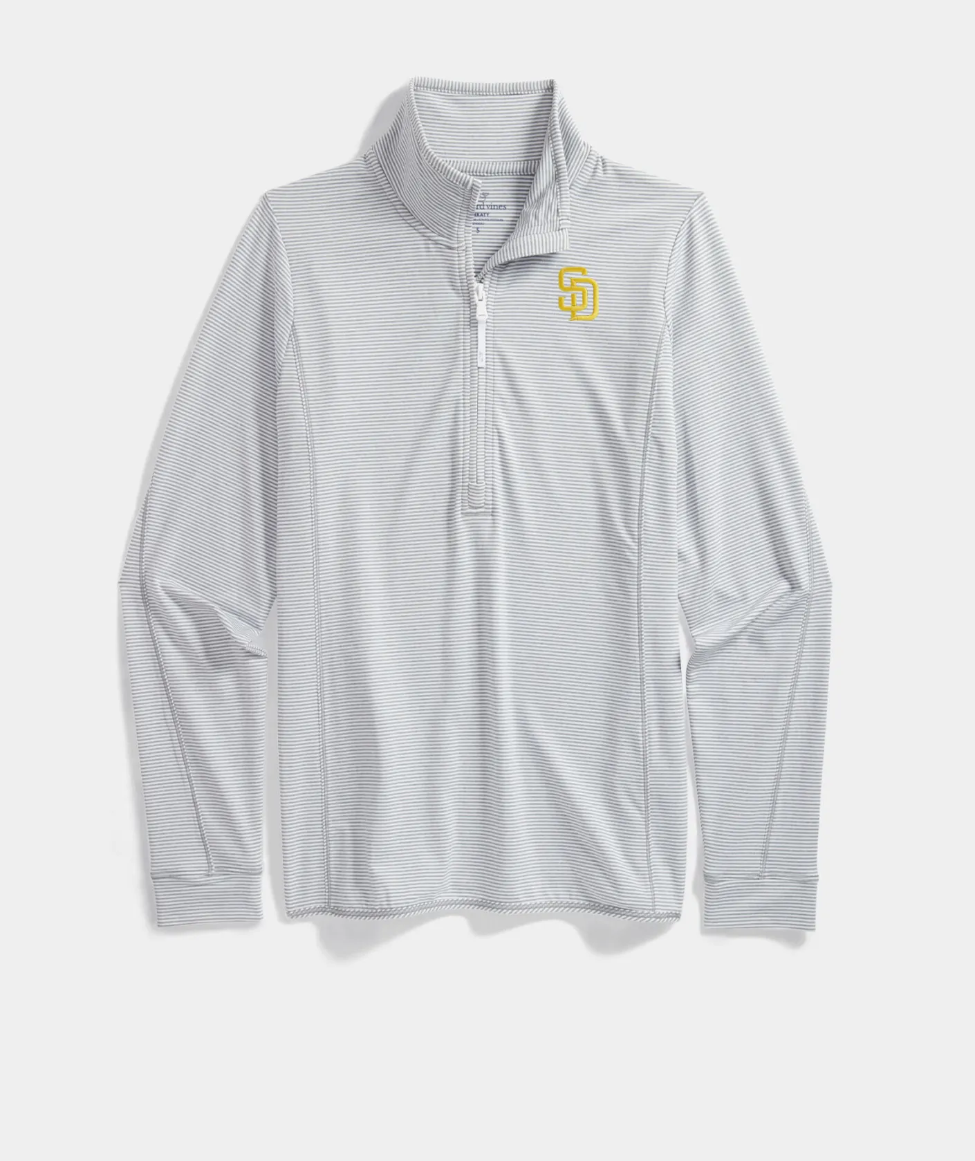 Miami Marlins<Vineyard Vines Miami Marlins Saltwater Quarter-Zip Granite