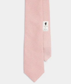 Ties and Bow Ties<Vineyard Vines Micro Tuna Silk Tie Pink Blush