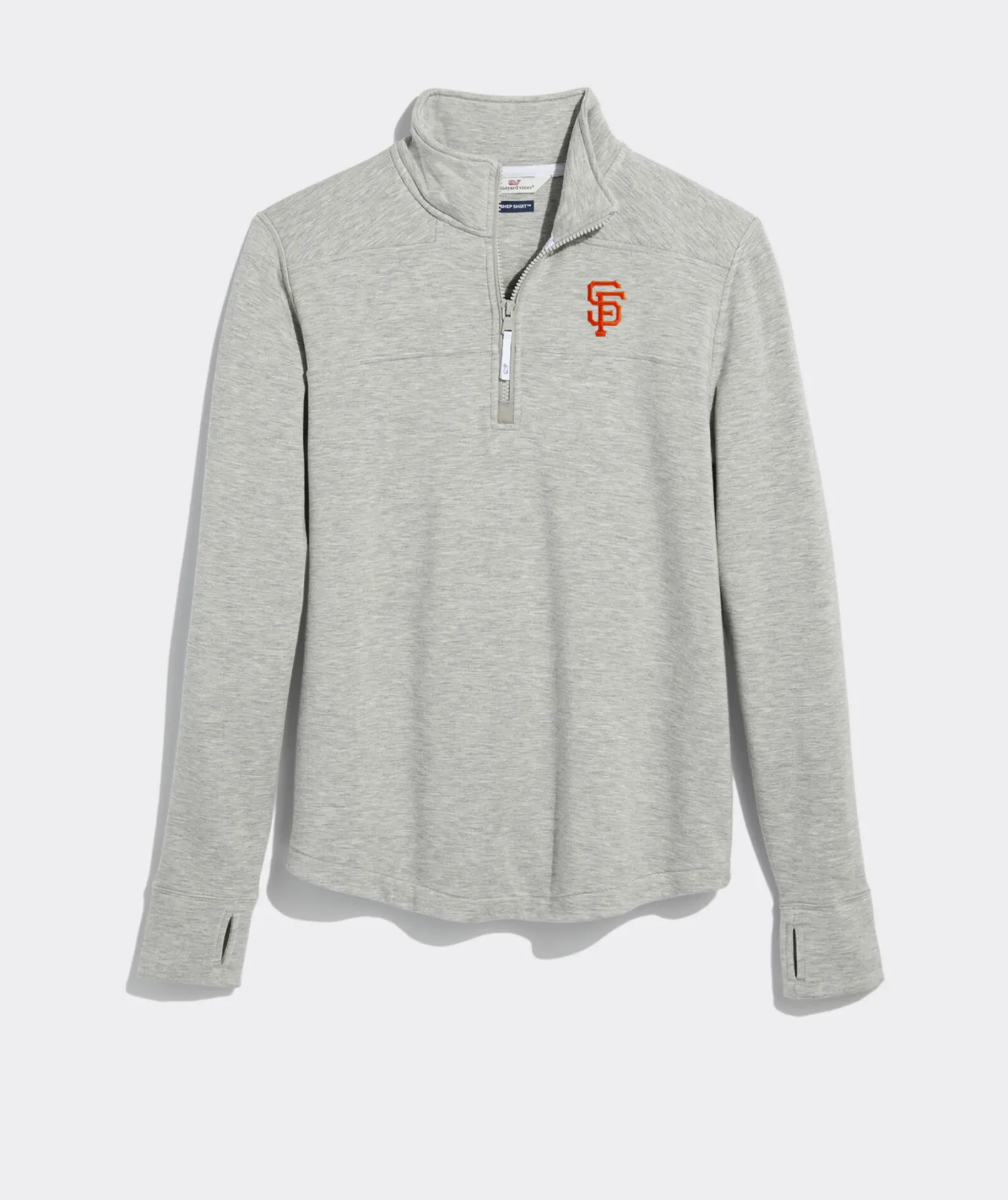 Milwaukee Brewers<Vineyard Vines Milwaukee Brewers Mountain Sweater Fleece Vest Grey Heather