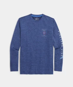 Milwaukee Brewers<Vineyard Vines Milwaukee Brewers Sankaty Quarter-Zip Deep Bay