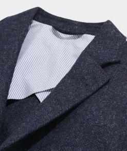 Blazers<Vineyard Vines Moon Wool Herringbone Blazer Blue Blazer