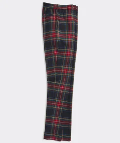 Pants & Chinos<Vineyard Vines Moon Wool Plaid Trouser Jet Black