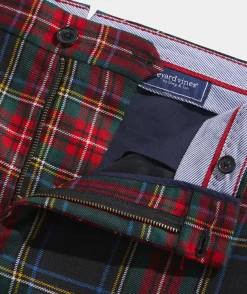Pants & Chinos<Vineyard Vines Moon Wool Plaid Trouser Jet Black
