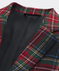 Blazers<Vineyard Vines Moon Wool Tartan Blazer Jet Black
