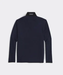 Quarter-Zips|Sweatpants & Sweatshirts<Vineyard Vines Mountain Sweater Fleece Quarter-Zip Nautical Navy