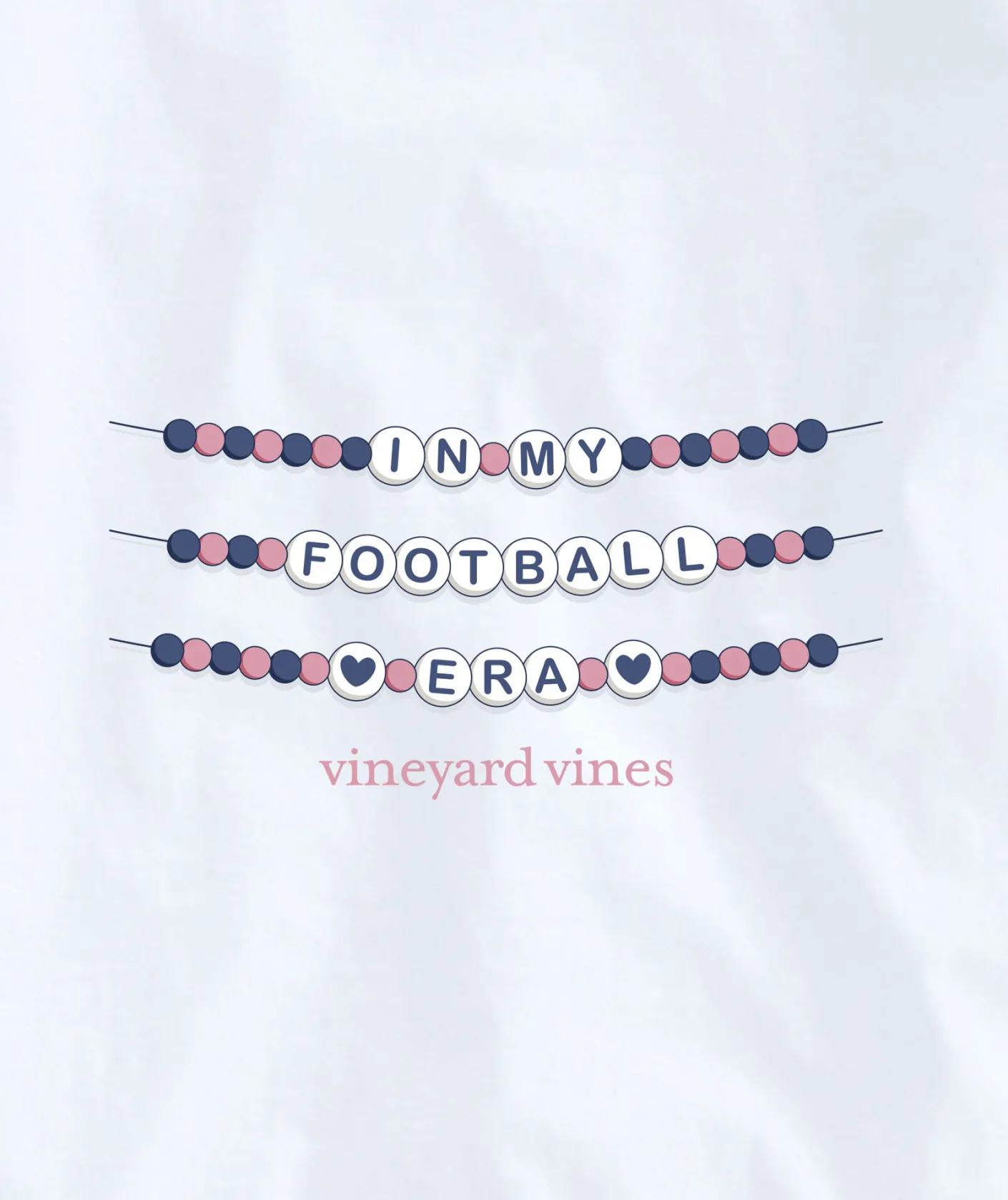 Tees<Vineyard Vines My Football Era Long-Sleeve Pocket Tee White Cap
