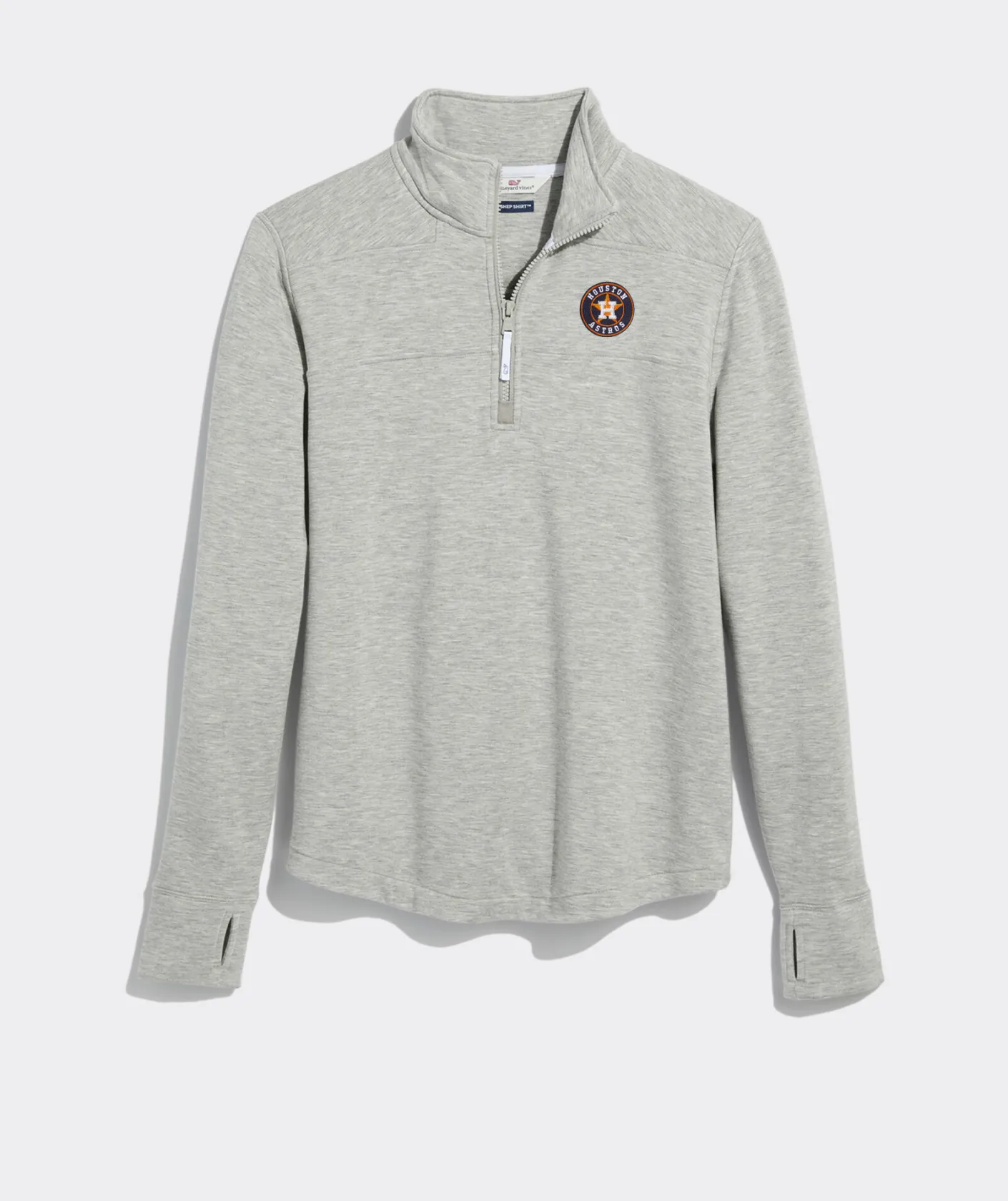 New Orleans Saints<Vineyard Vines New Orleans Saints Mountain Sweater Fleece Vest Grey Heather