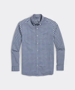 Button-Down Shirts<Vineyard Vines On-The-Go brrrº Check Shirt Chk Ultimate Gray