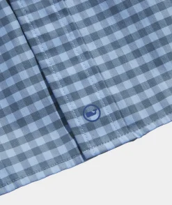 Button-Down Shirts<Vineyard Vines On-The-Go brrr° Gingham Shirt Jke Blue Gingham