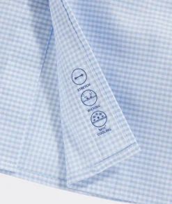 Button-Down Shirts<Vineyard Vines On-The-Go brrrº Gingham Spread Collar Shirt Jake Blue Plaid