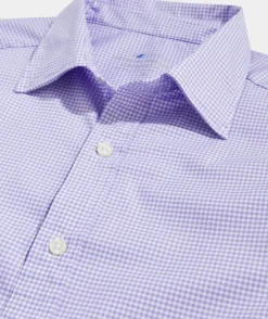 Button-Down Shirts<Vineyard Vines On-The-Go brrrº Gingham Spread Collar Shirt Freesia Plaid