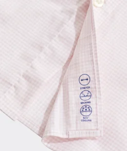 Button-Down Shirts<Vineyard Vines On-The-Go brrrº Gingham Spread Collar Shirt Flamingo Plaid