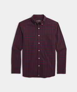 Button-Down Shirts<Vineyard Vines On-The-Go brrrÂș Plaid Shirt Sangria
