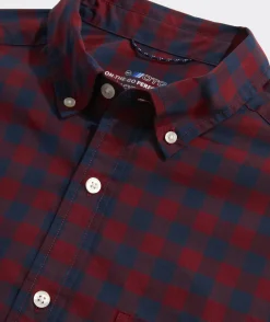 Button-Down Shirts<Vineyard Vines On-The-Go brrrº Plaid Shirt Sangria