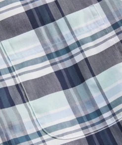 Button-Down Shirts<Vineyard Vines On-The-Go brrr° Plaid Shirt Blch Aqua Plaid