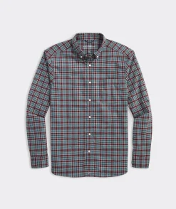 Button-Down Shirts<Vineyard Vines On-The-Go brrrÂș Plaid Shirt Pld Crimson