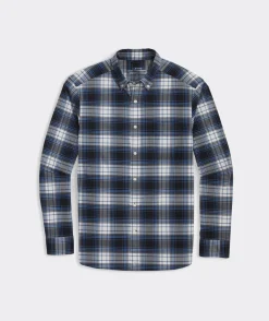 Button-Down Shirts<Vineyard Vines On-The-Go brrrº Plaid Shirt Jet Black