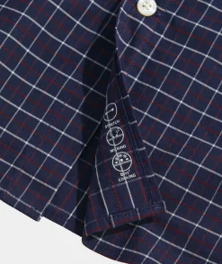 Button-Down Shirts<Vineyard Vines On-The-Go brrrº Tattersall Shirt Blue Blazer