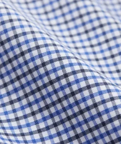 Button-Down Shirts<Vineyard Vines On-The-Go brrrº Tattersall Shirt Maritime-Blue