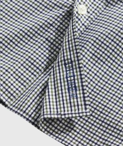 Button-Down Shirts<Vineyard Vines On-The-Go brrrº Tattersall Shirt Cypress