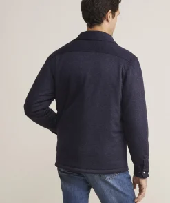 Jackets & Vests<Vineyard Vines On-The-Go Insulated Shirt Jacket Hringbone Naut Navy