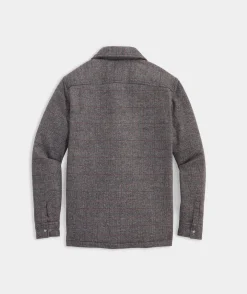 Jackets & Vests<Vineyard Vines On-The-Go Insulated Shirt Jacket Plaid Heather Grey
