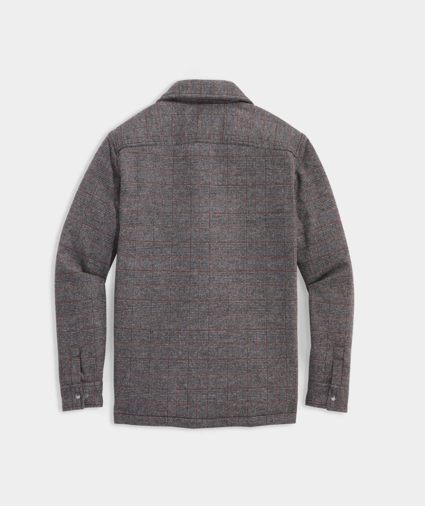 Jackets & Vests<Vineyard Vines On-The-Go Insulated Shirt Jacket Plaid Heather Grey