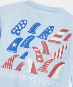 Button-Down Shirts For Men|Mens<Vineyard Vines On-The-Go Nylon Short-Sleeve Gingham Shirt Maritime Blue