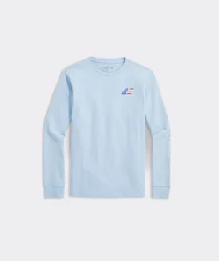 Button-Down Shirts For Men|Mens<Vineyard Vines On-The-Go Nylon Short-Sleeve Gingham Shirt Maritime Blue