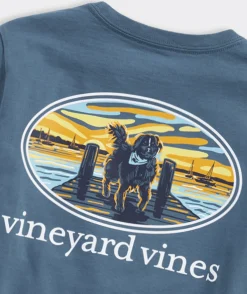 Button-Down Shirts For Men|Button-Down Shirts<Vineyard Vines On-The-Go Nylon Striped Shirt Blue Bay