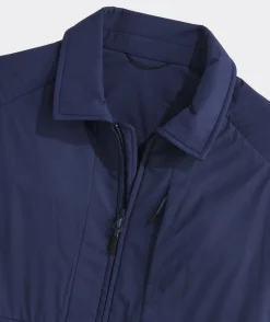 Jackets & Vests<Vineyard Vines On-The-Go Packable Jacket Nautical Navy