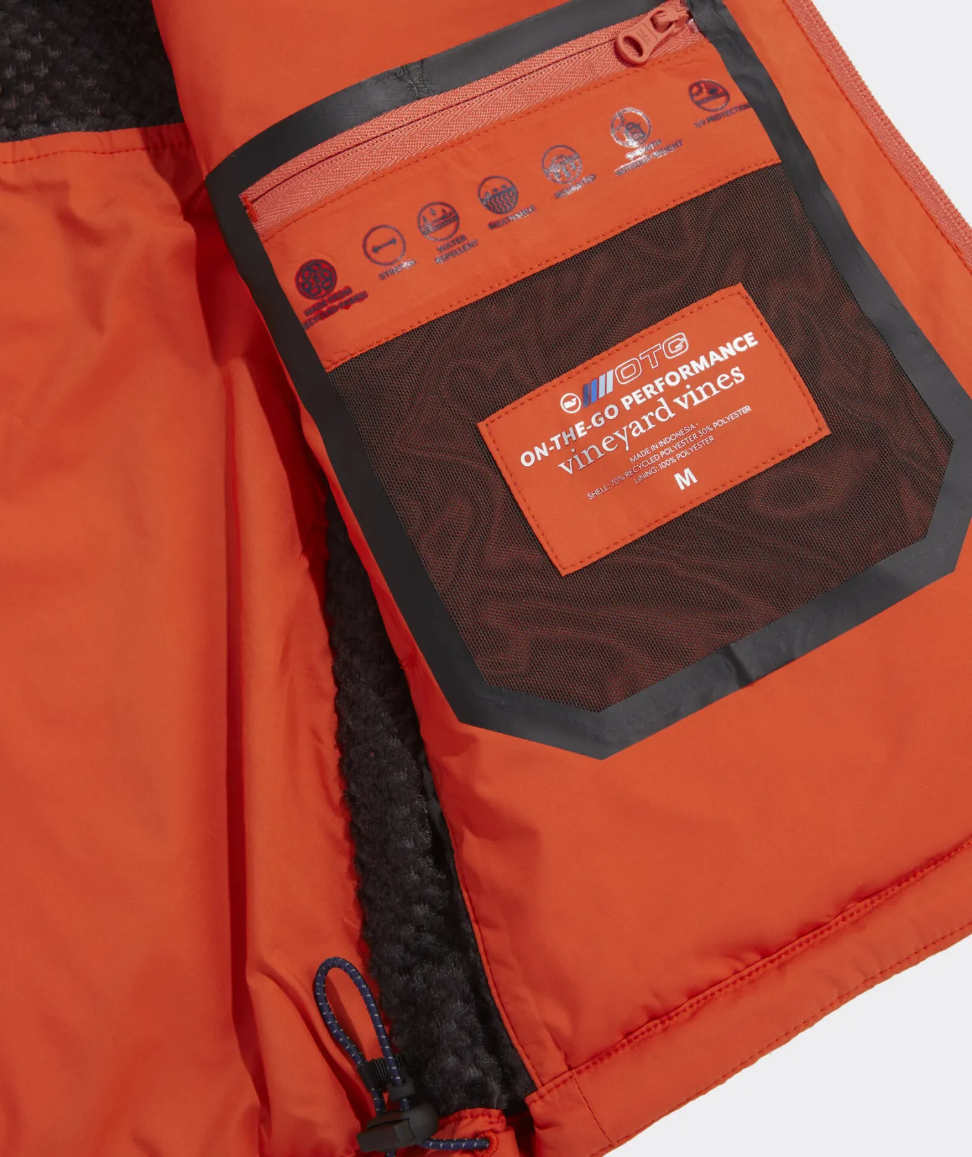 Jackets & Vests<Vineyard Vines On-The-Go Packable Vest Cocktail Sauce