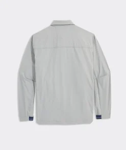 Jackets & Vests<Vineyard Vines On-The-Go Shirt Jacket Ultimate Gray