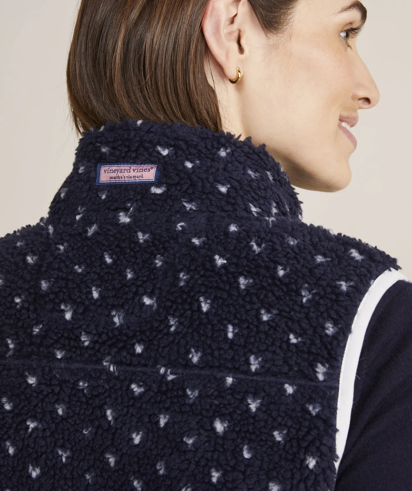 Jackets & Vests<Vineyard Vines Oversized Printed Puffer Vest Green Meadow