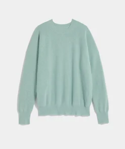 Sweaters<Vineyard Vines Oversized Ribbed Luxe Crewneck Sweater Mint Sprig