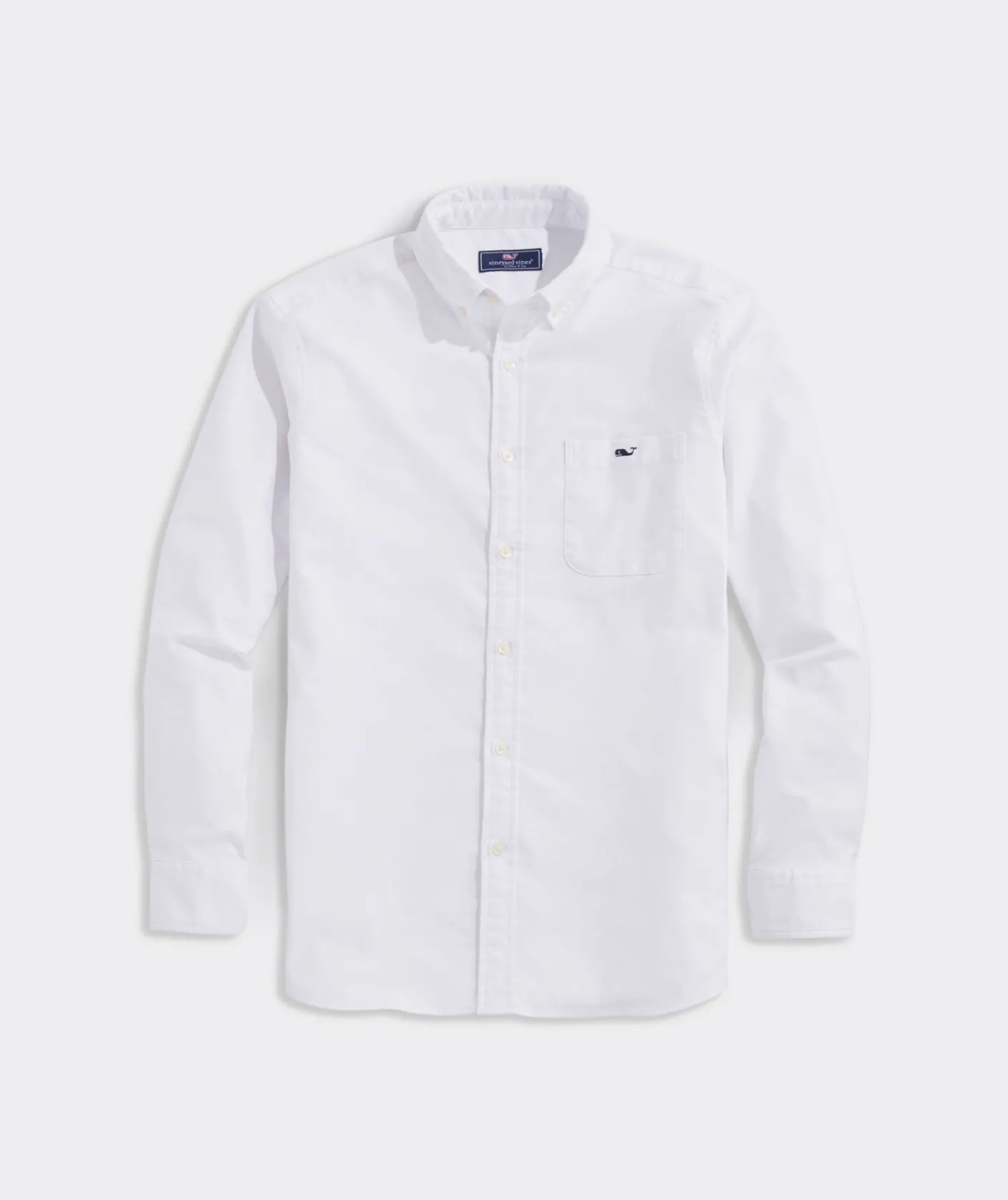 Button-Down Shirts<Vineyard Vines Oxford Solid Shirt White Cap