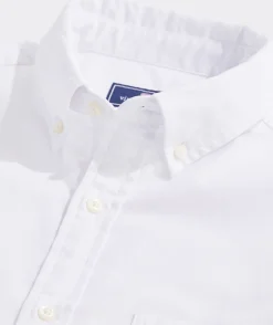 Button-Down Shirts<Vineyard Vines Oxford Solid Shirt White Cap