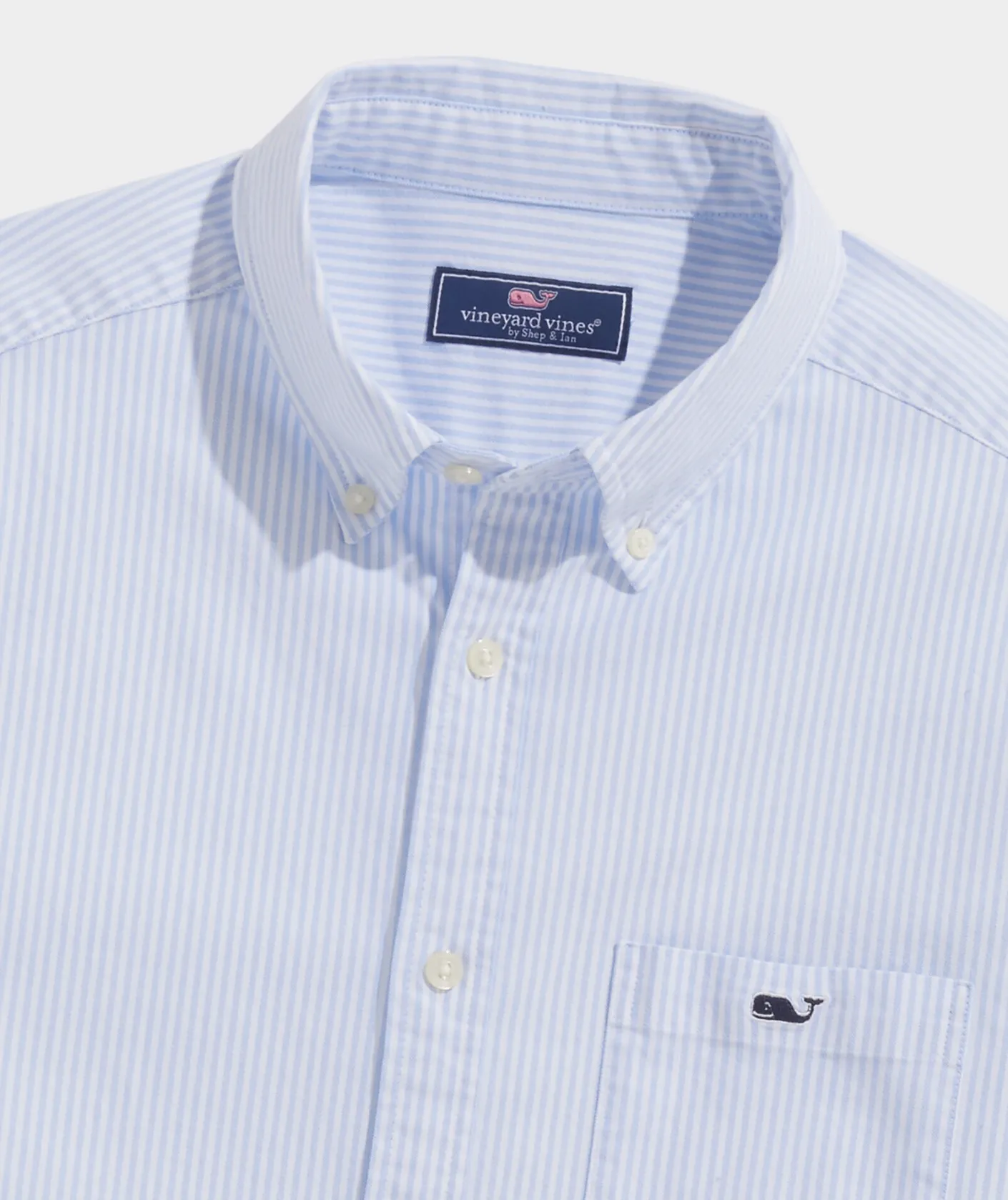 Button-Down Shirts<Vineyard Vines Oxford Stripe Shirt Ocean Breeze