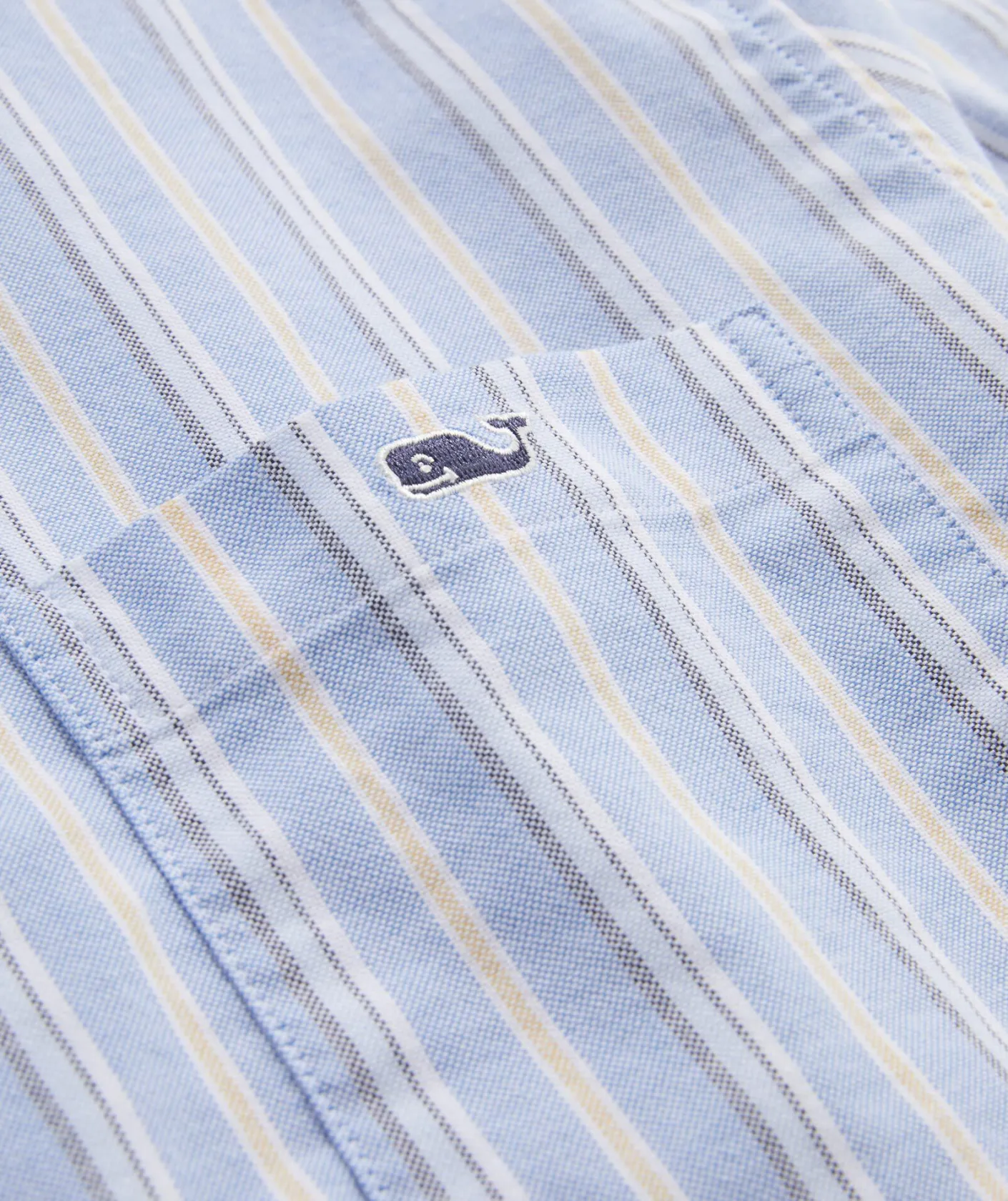 Button-Down Shirts<Vineyard Vines Oxford Stripe Shirt Stp Hull Blue