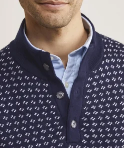 Sweaters<Vineyard Vines Oysterman Birdseye Sweater Nautical Navy