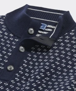 Sweaters<Vineyard Vines Oysterman Birdseye Sweater Nautical Navy